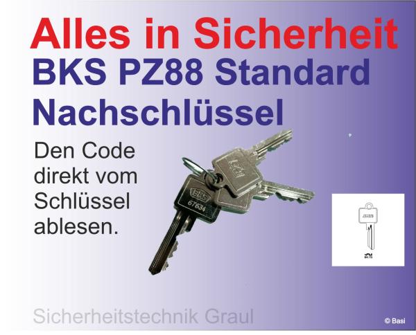 Nachschlüssel BKS PZ88